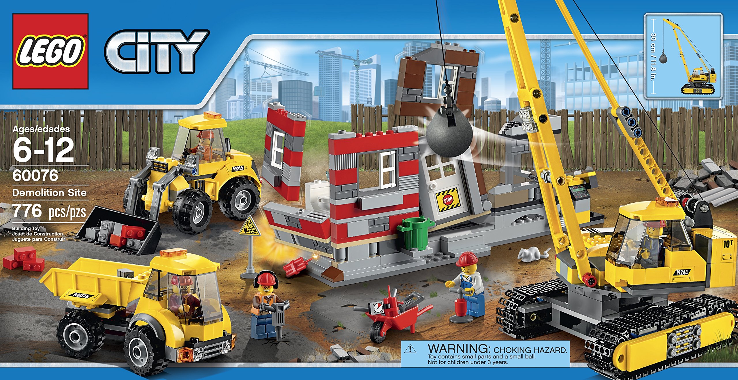 Foto 3 pulgar | Sitio De Demolición Y Demolición De Lego City De Juguete Con Grúa Y Vehículos - Venta Internacional.