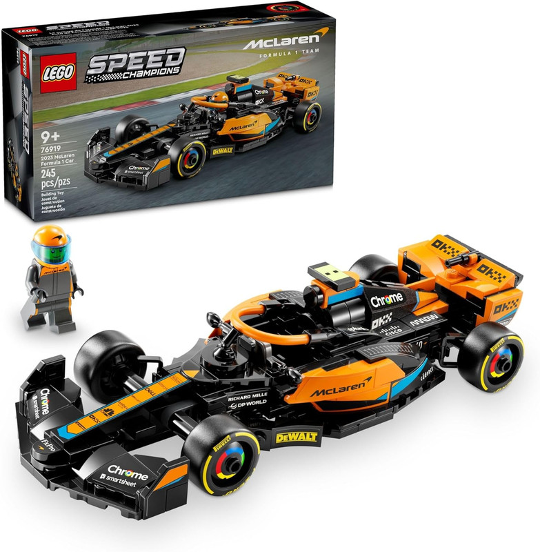 Lego Speed Champions 76919 Coche De Carreras De Fórmula 1 Mclaren 2023