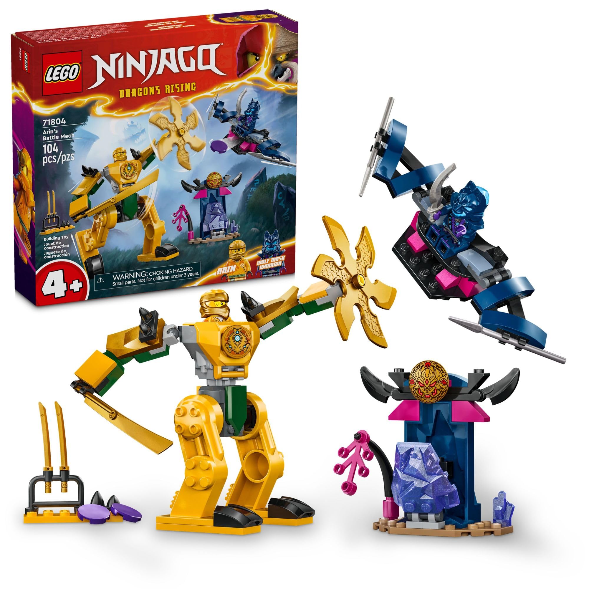 Foto 2 pulgar | Juguete Lego Ninjago Arin's Battle Mech Con Minifigura De Arin Ninja - Venta Internacional.