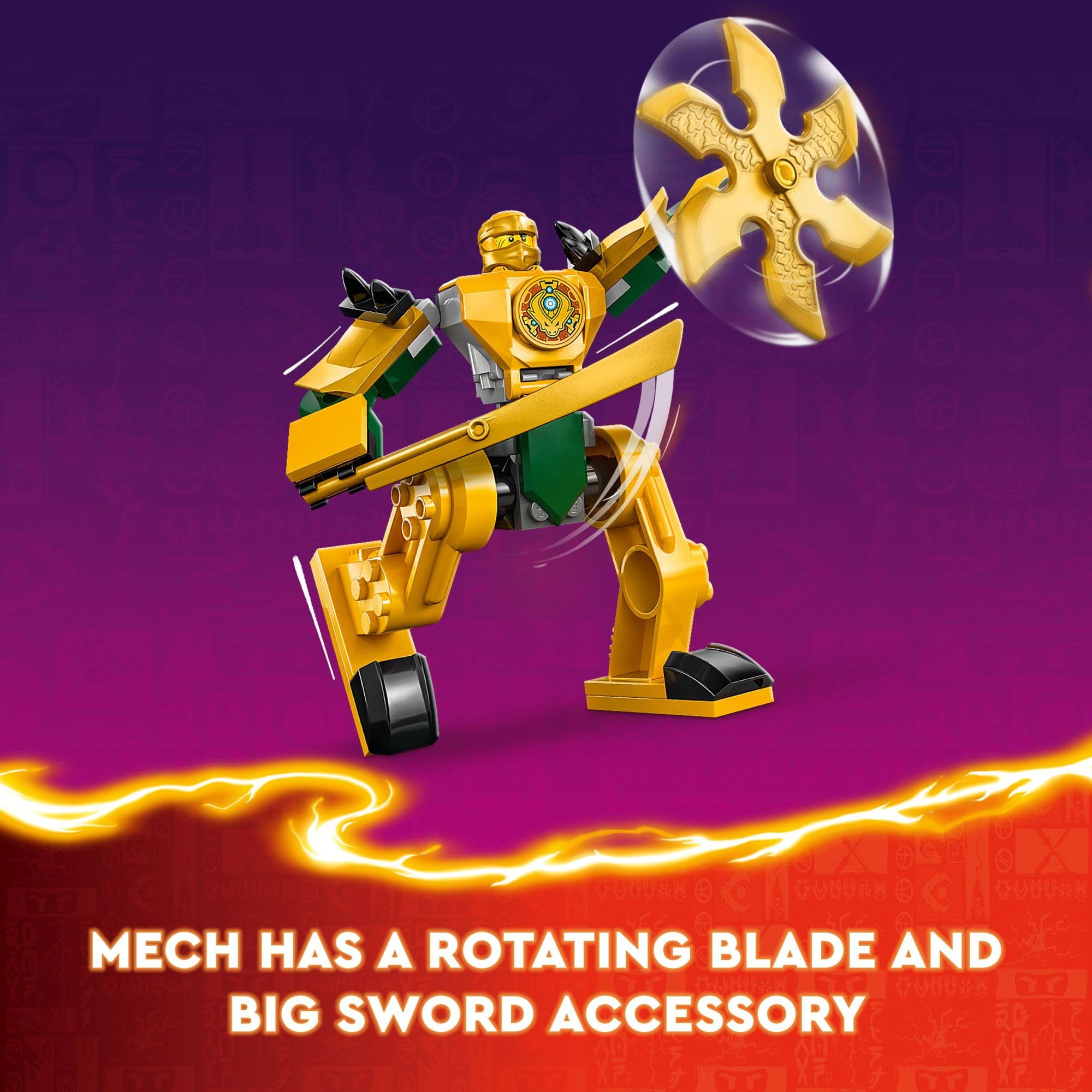 Foto 5 pulgar | Juguete Lego Ninjago Arin's Battle Mech Con Minifigura De Arin Ninja - Venta Internacional.