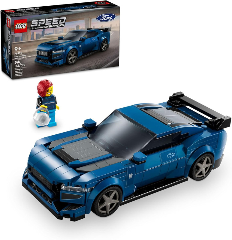 Foto 2 pulgar | Juego de Bloques Lego Speed Champions 76920 Deportivo Ford Mustang Dark Horse