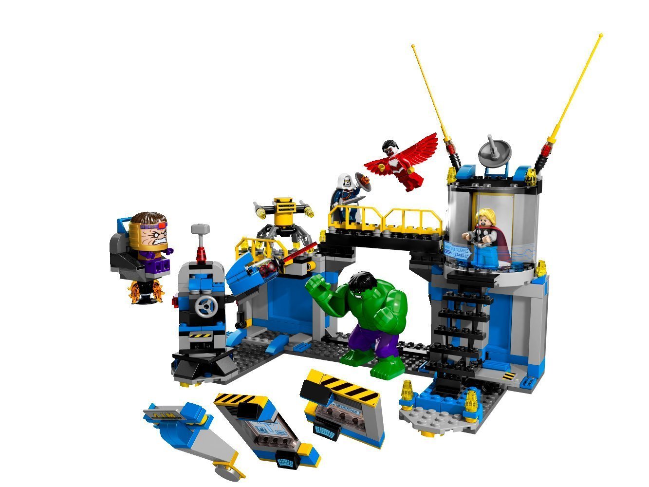 Juego de Bloques Lego Superheroes Hulk Lab Smash 76018 con 4 Minifiguras - Venta Internacional