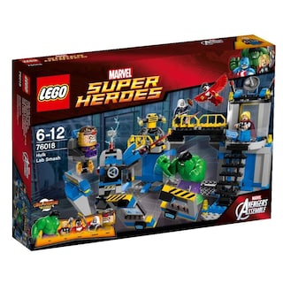 Foto 2 | Juego de Bloques Lego Superheroes Hulk Lab Smash 76018 con 4 Minifiguras - Venta Internacional