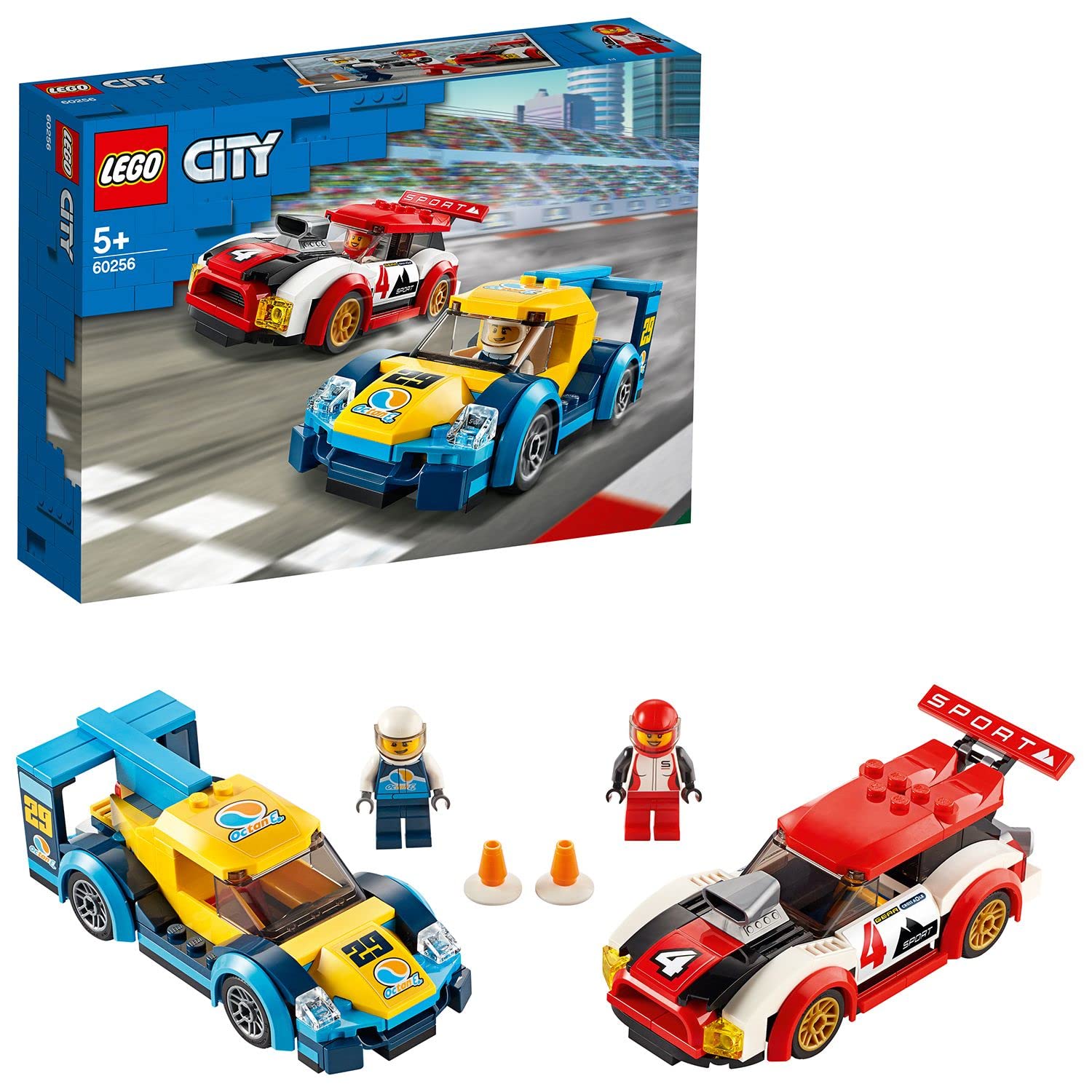 Coches De Carreras Lego City Nitro Wheels De Juguete Con 2 Pilotos De 5 Años O Más - Venta Internacional.
