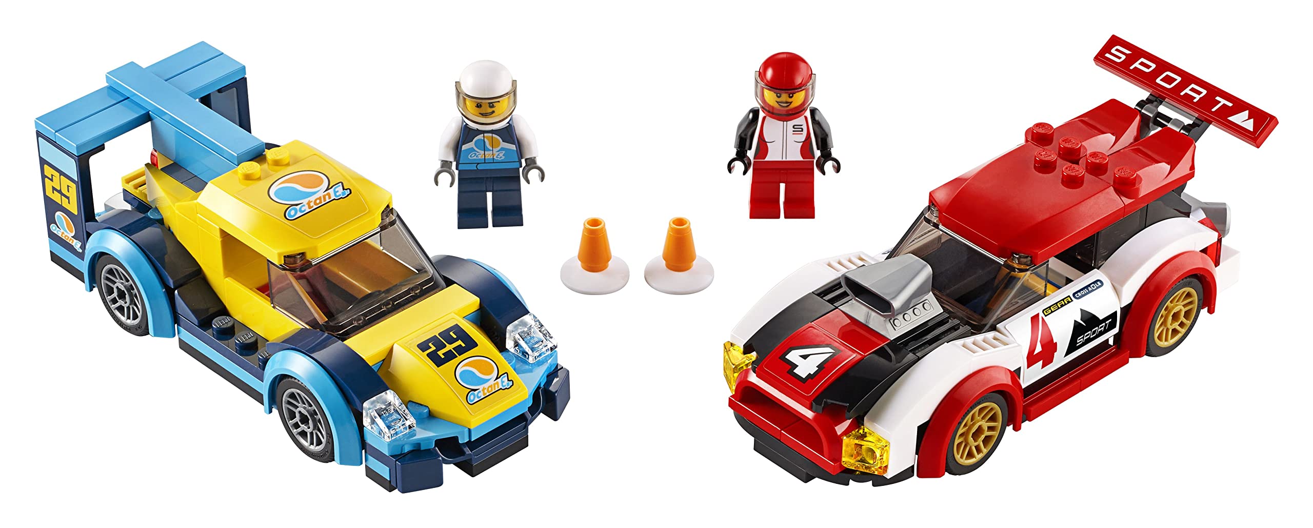 Foto 5 pulgar | Coches De Carreras Lego City Nitro Wheels De Juguete Con 2 Pilotos De 5 Años O Más - Venta Internacional.