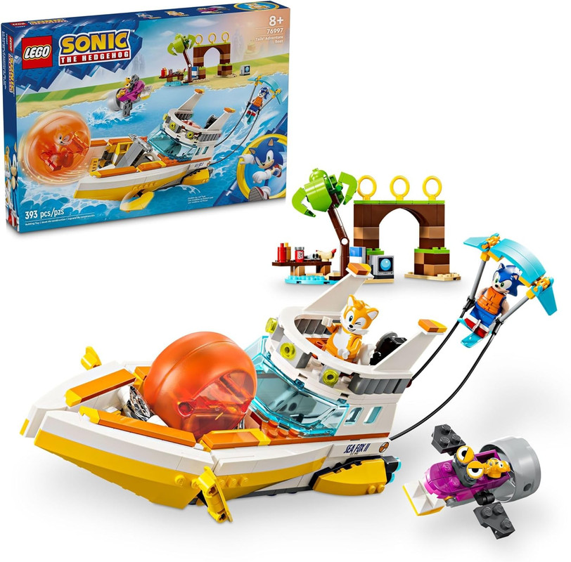Juego de Bloques Lego Sonic 76997 Barco de Aventuras de Tails