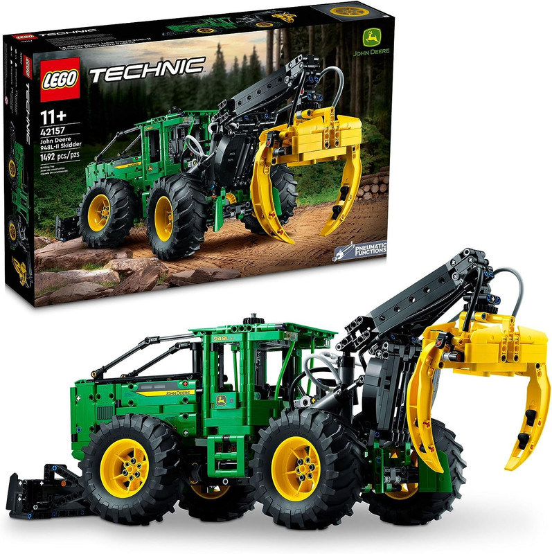 Juego de Bloques Lego Technic 42157 Skidder John Deere 948L-II
