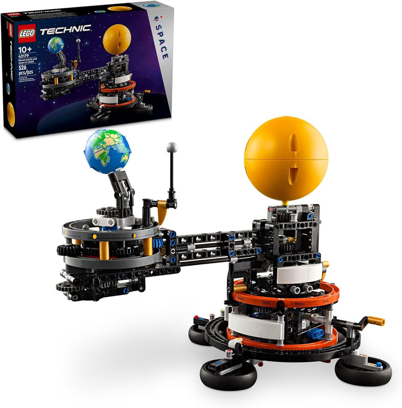 Foto 1 | Juego de Bloques Lego Technic 42179 Planeta Tierra y Luna en Órbita