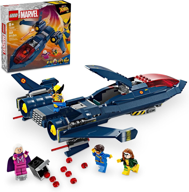 Juego de Bloques Lego Super Heroes Marvel 76281 X-jJet de los X-Men