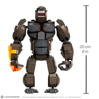 Foto 2 | Set De Construcción Mega Godzilla X Kong Con Figura De Acción De Kong, 541 Unidades - Venta Internacional.
