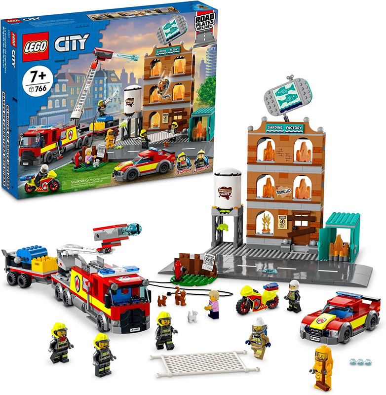 Juego de Bloques Lego City 60321 Cuerpo de Bomberos