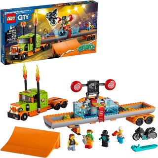 Foto 1 | Juego de Bloques Lego City 60294 Espectáculo Acrobático: Camión