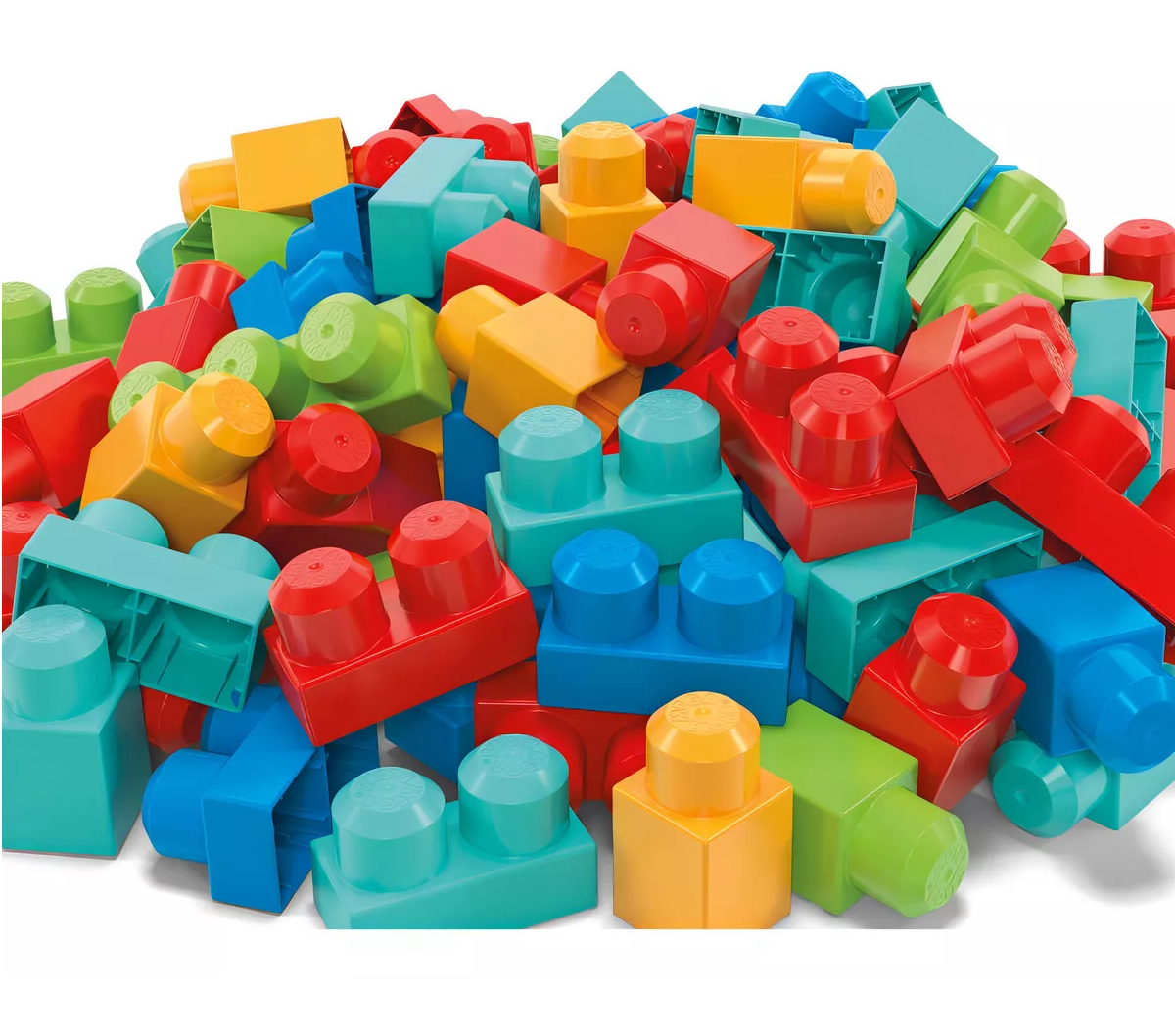 Foto 6 pulgar | Set De Construcción Mega Bloks Mega Bloks De Montar 100 Piezas Colores