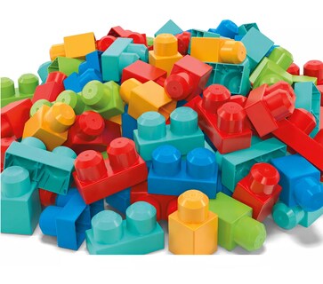 Foto 5 | Set De Construcción Mega Bloks Mega Bloks De Montar 100 Piezas Colores