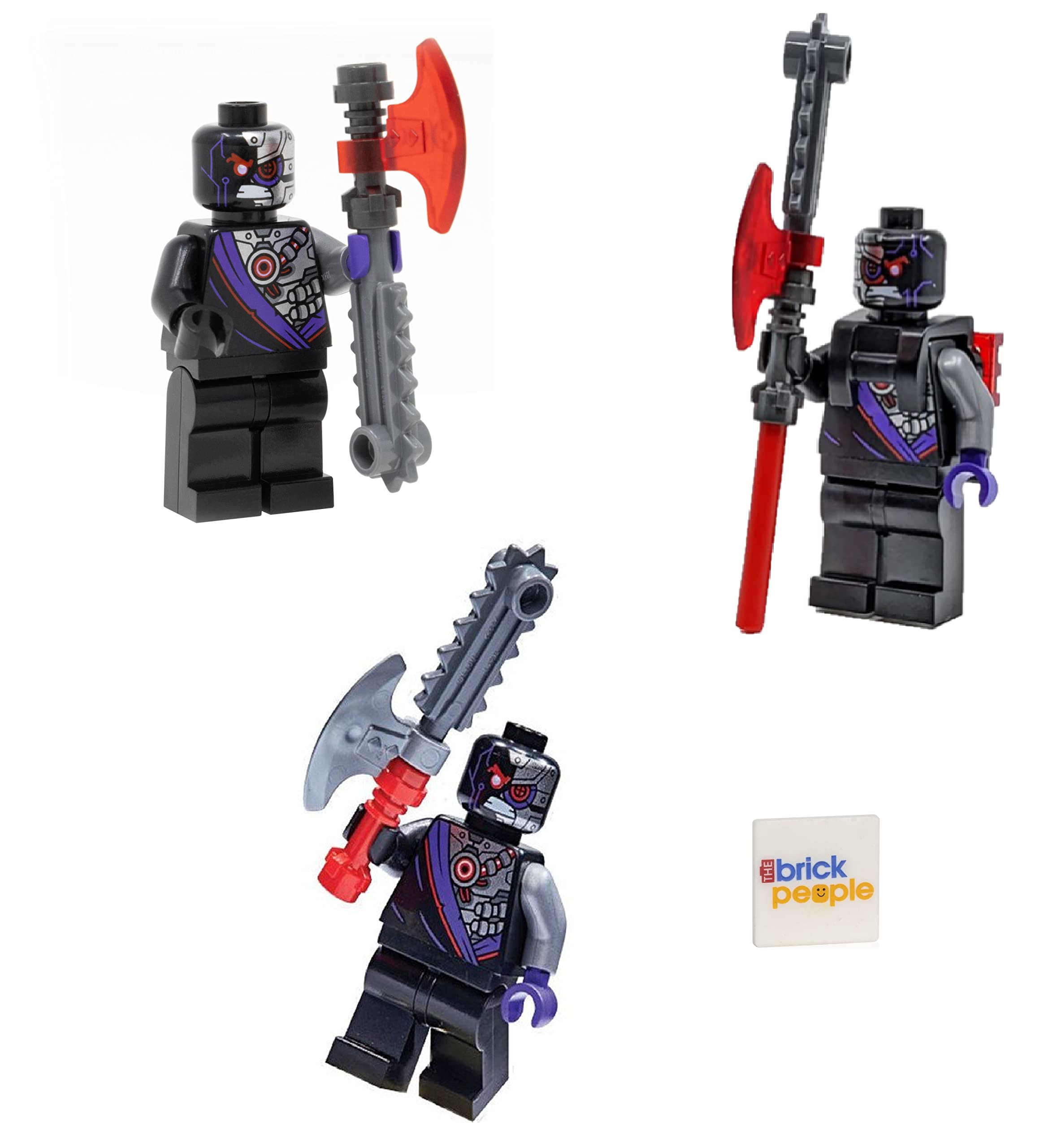 Minifiguras Lego Ninjago Army Three Nindroid Warrior con Accesorios- Venta Internacional