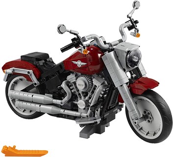 Foto 2 | Kit de Construcción Lego Creator Expert Harley-davidson Fat Boy - Venta Internacional