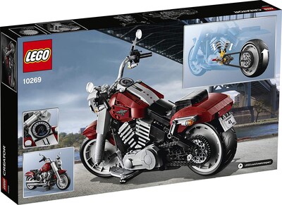 Foto 5 | Kit de Construcción Lego Creator Expert Harley-davidson Fat Boy - Venta Internacional
