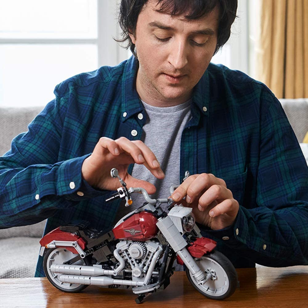 Foto 6 | Kit de Construcción Lego Creator Expert Harley-davidson Fat Boy - Venta Internacional