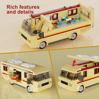 Foto 6 | Set de Construcción Vonado Break Bad Rv Car Con 439 Bloques De Construcción - Venta Internacional