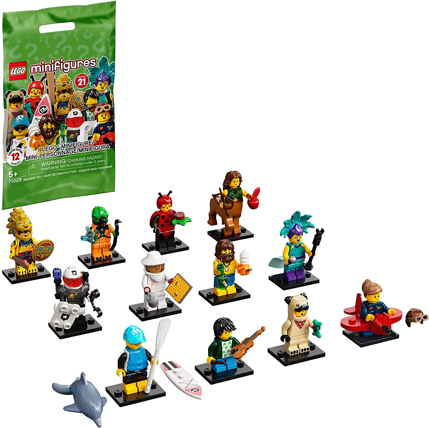 Foto 3 pulgar | Kit De Construcción Lego Minifigures Series 21 71029 Edición Limitada - Venta Internacional.