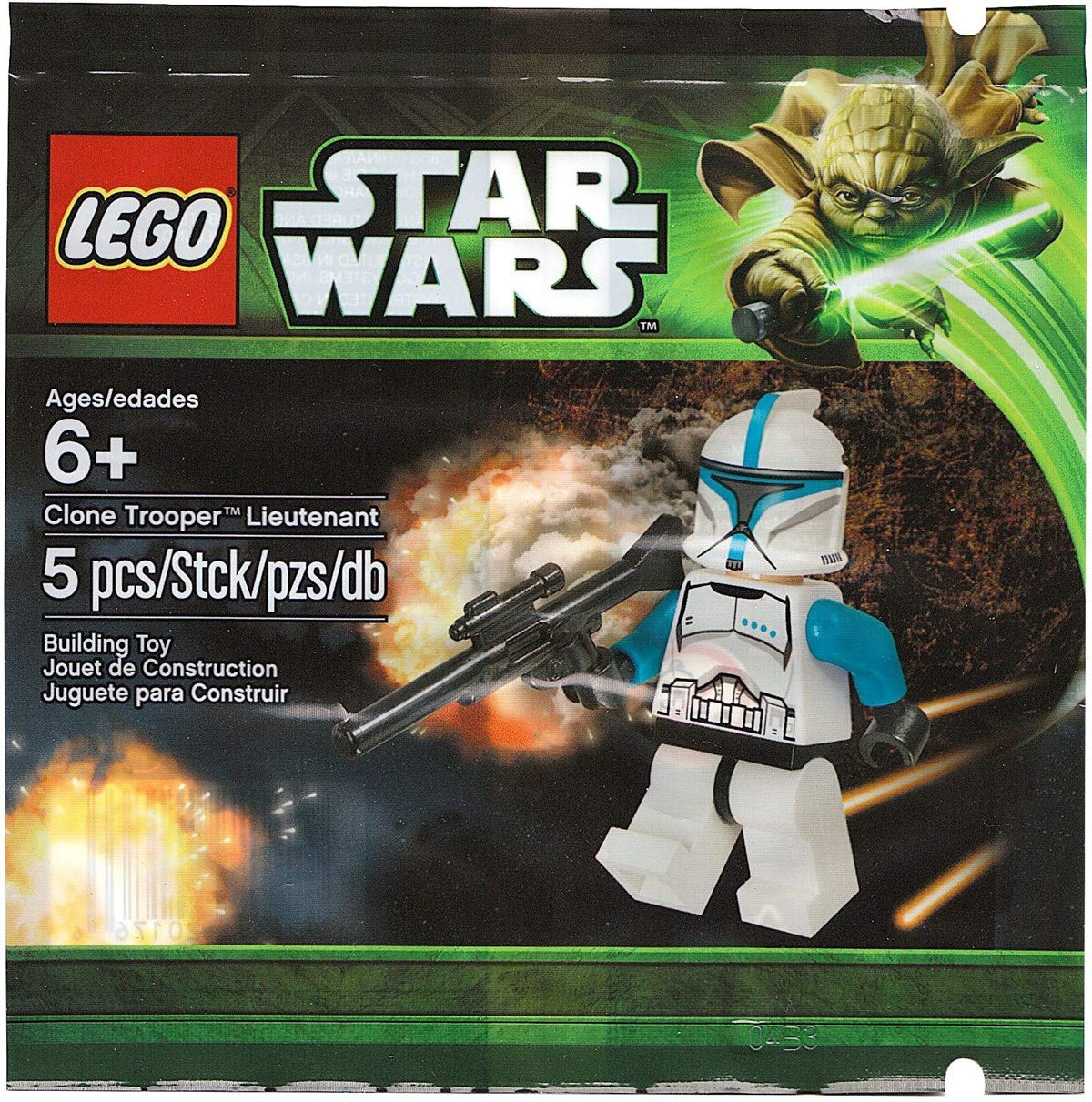 Minifigura Lego Clone Trooper Lieutenant Con 5 Piezas - Venta Internacional.