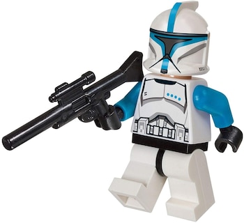 Foto 2 | Minifigura Lego Clone Trooper Lieutenant Con 5 Piezas - Venta Internacional.