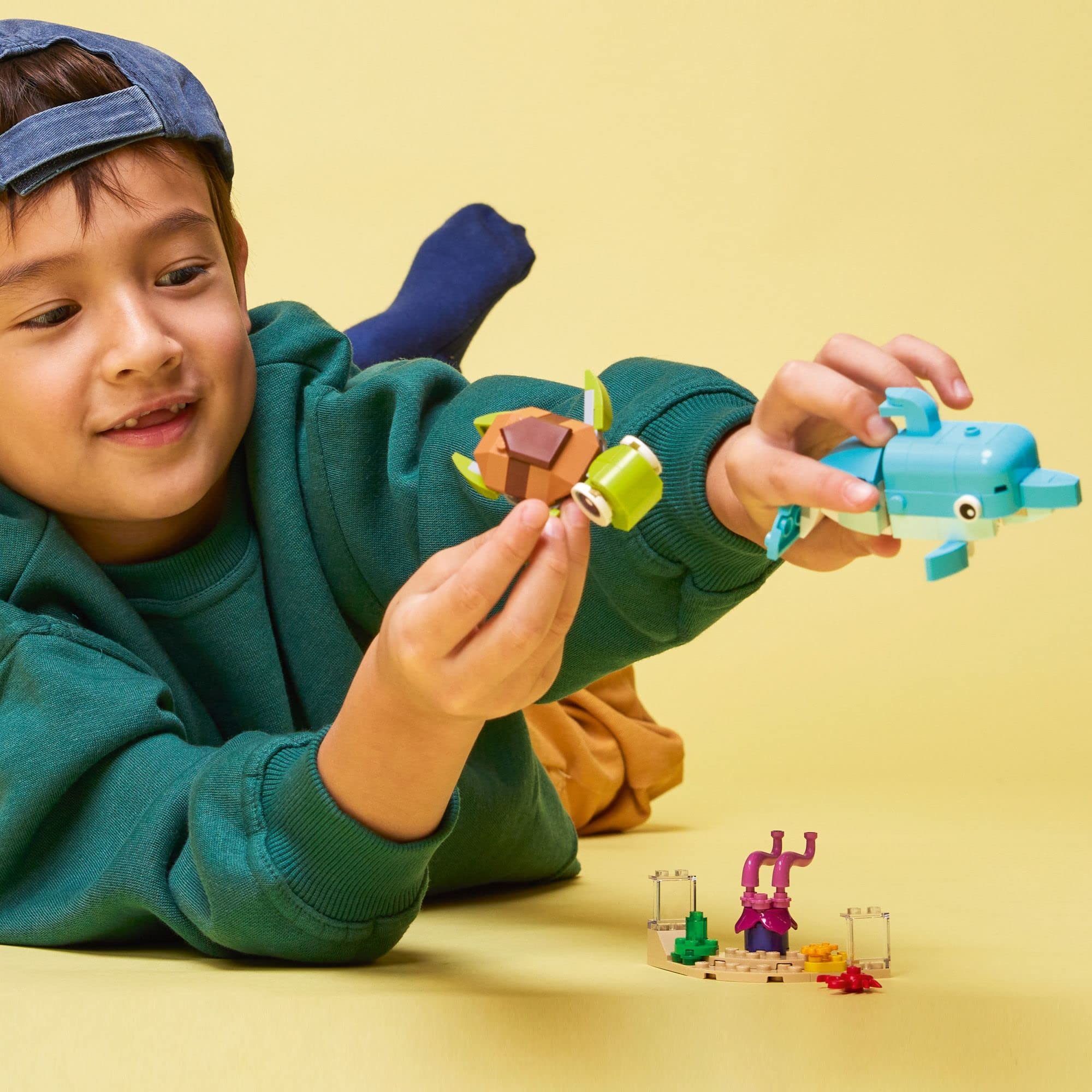 Foto 3 pulgar | Set De Construcción De Juguetes Lego Creator 3 En 1 Con Delfines Y Tortugas - Venta Internacional.
