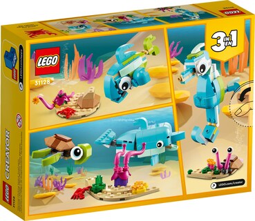 Foto 6 | Set De Construcción De Juguetes Lego Creator 3 En 1 Con Delfines Y Tortugas - Venta Internacional.