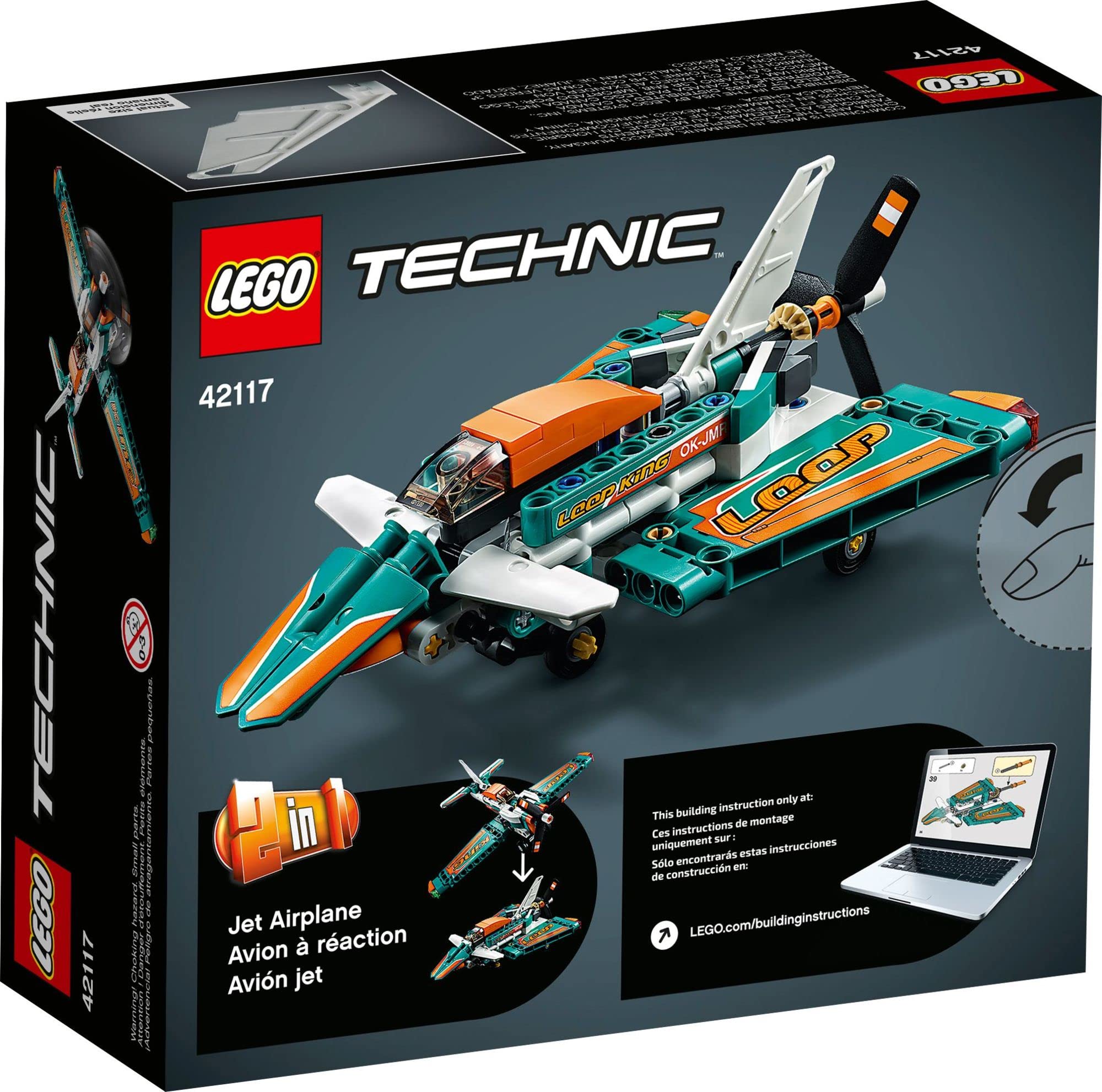 Foto 7 pulgar | Lego Technic Race Plane 42117 - Venta Internacional