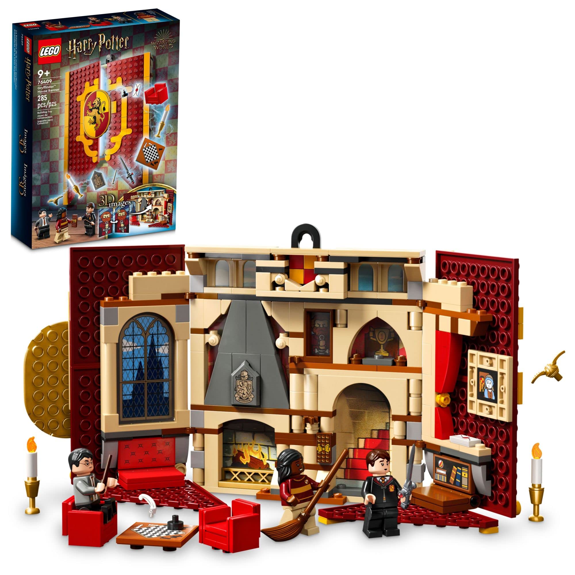 Foto 2 pulgar | Juego de Pancartas Lego Harry Potter Gryffindor 76409 - Venta Internacional