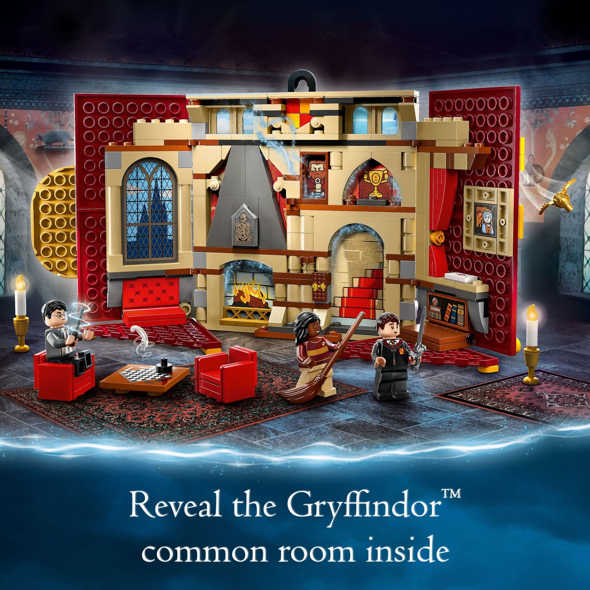 Foto 4 | Juego de Pancartas Lego Harry Potter Gryffindor 76409 - Venta Internacional