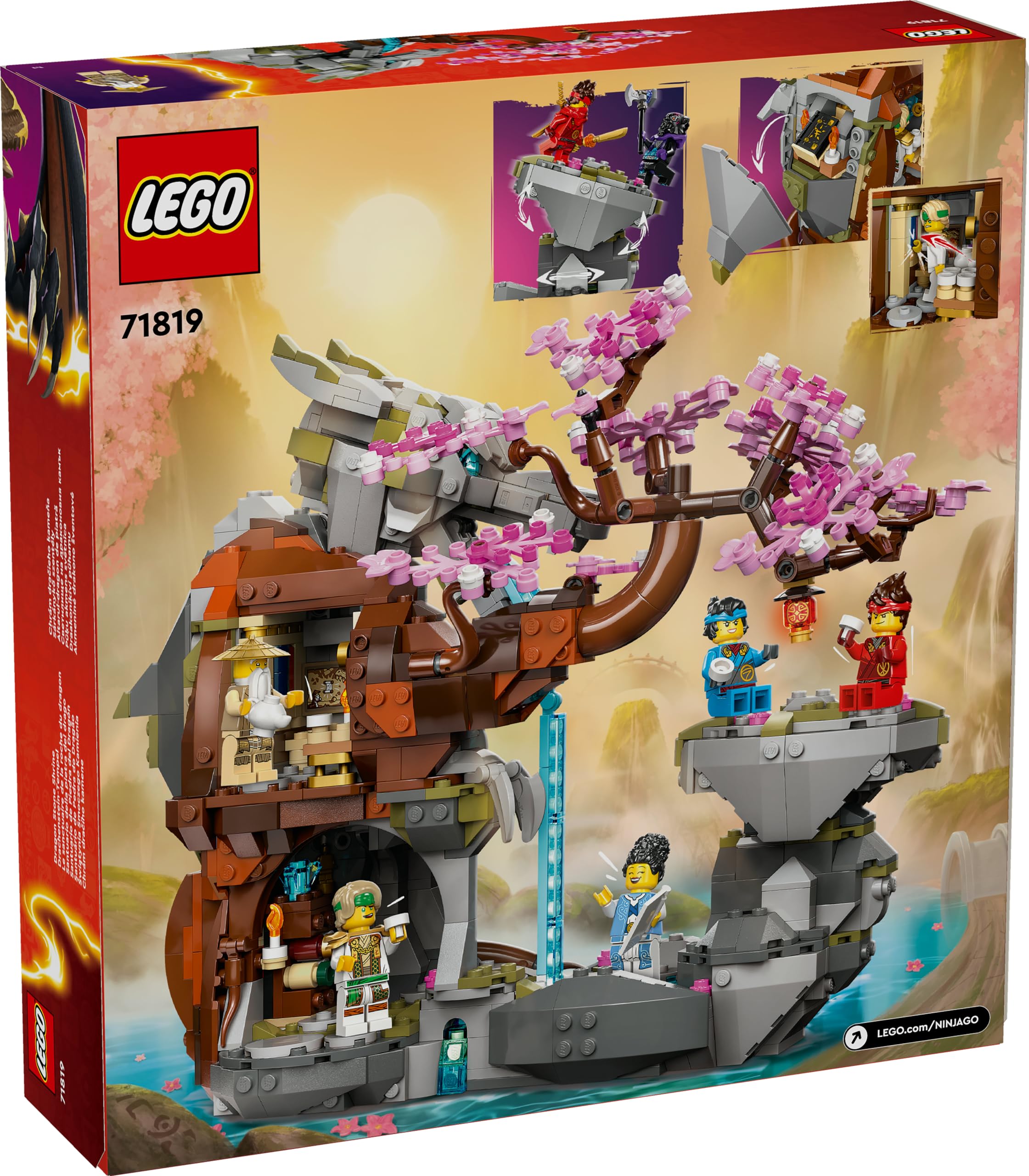 Foto 6 pulgar | Juego Lego Ninjago Dragon Stone Temple Dragon Dragon De Juguete 71819 - Venta Internacional.