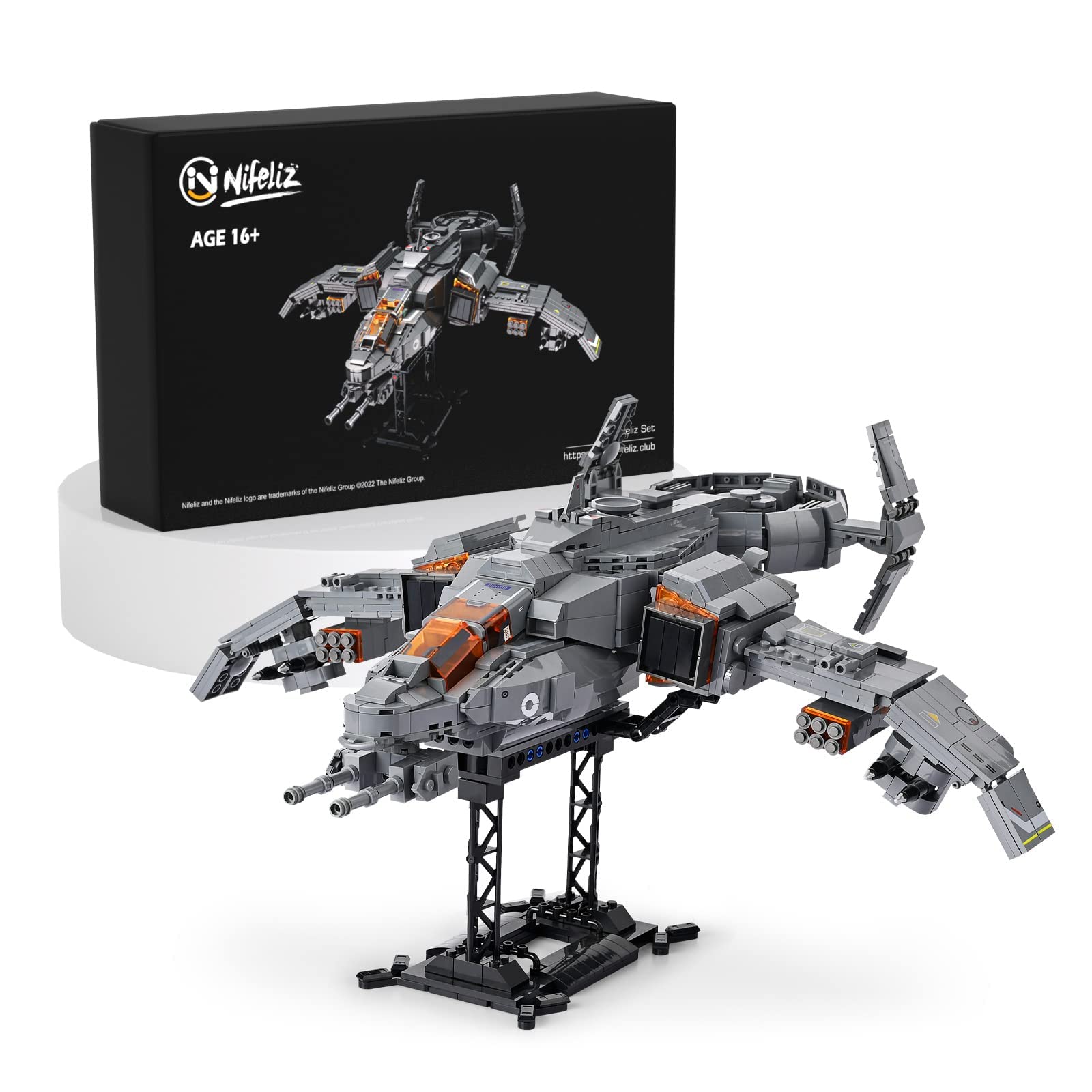 Set De Construcción Nifeliz Eagle Attack Aircraft Fighter 1182 Piezas - Venta Internacional.