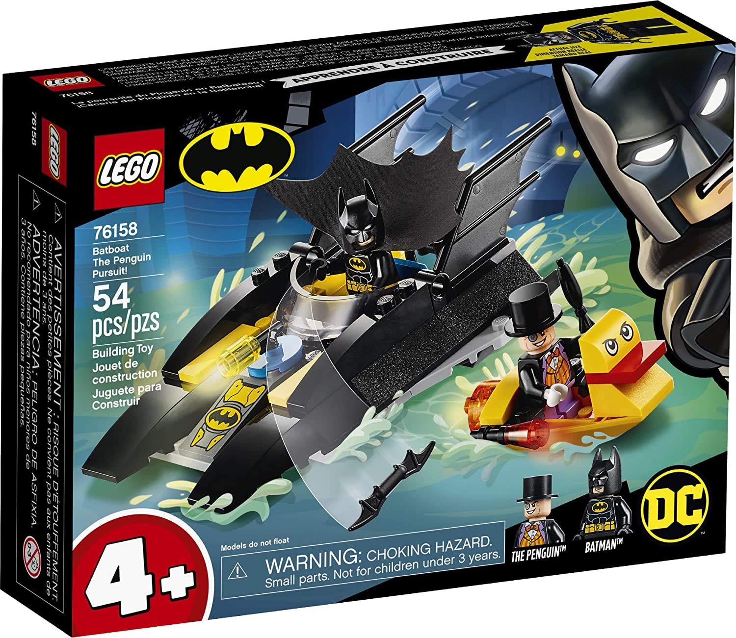 Juguete De Construcción Lego Dc Batboat The Penguin Pursuit 76158 - Venta Internacional.