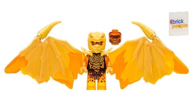 Foto 1 | Juguete Lego Ninjago Crystalized: Cole Golden Dragon Con Espada - Venta Internacional
