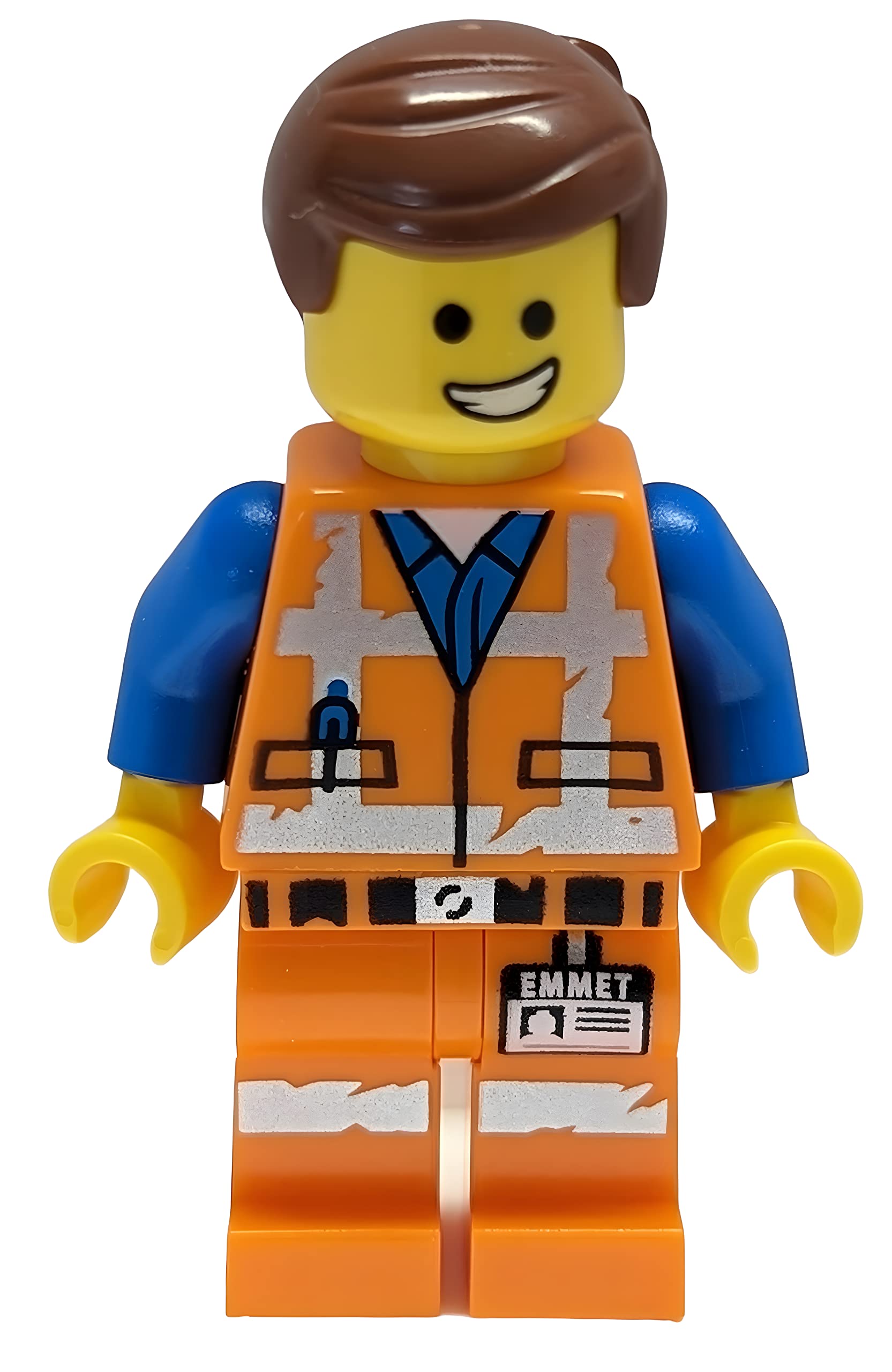 Foto 2 | Figura Lego The Movie 2 Emmet Minifig Con Sonrisa Y Mirada Asustada - Venta Internacional.