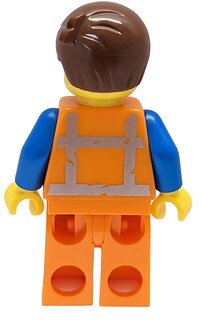 Foto 3 | Figura Lego The Movie 2 Emmet Minifig Con Sonrisa Y Mirada Asustada - Venta Internacional.