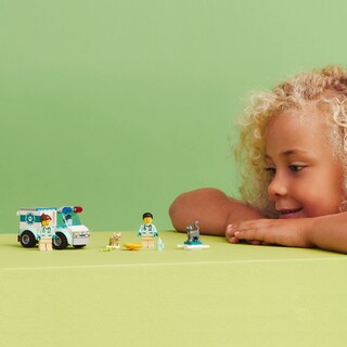 Foto 4 | Ambulancia de Animales de Juguete Lego City Vet Van Rescue 60382 Kids 4+ - Venta Internacional