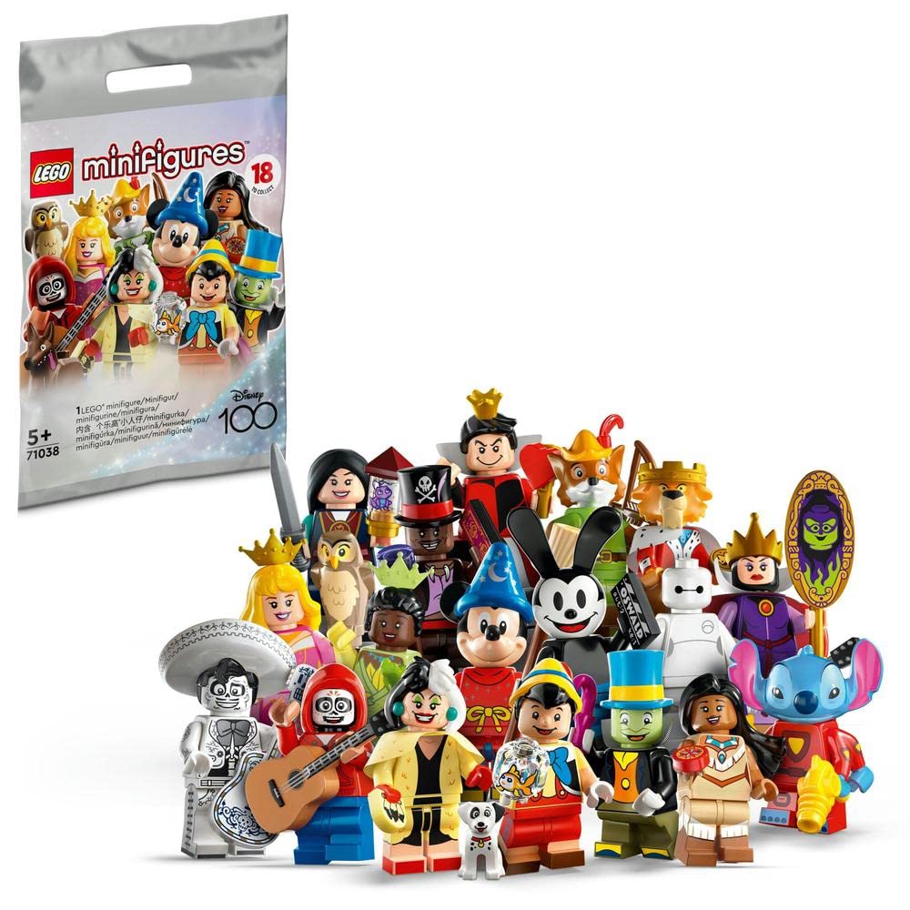 Minifiguras Lego 71038 Edición Disney 100 Personajes - Venta Internacional.