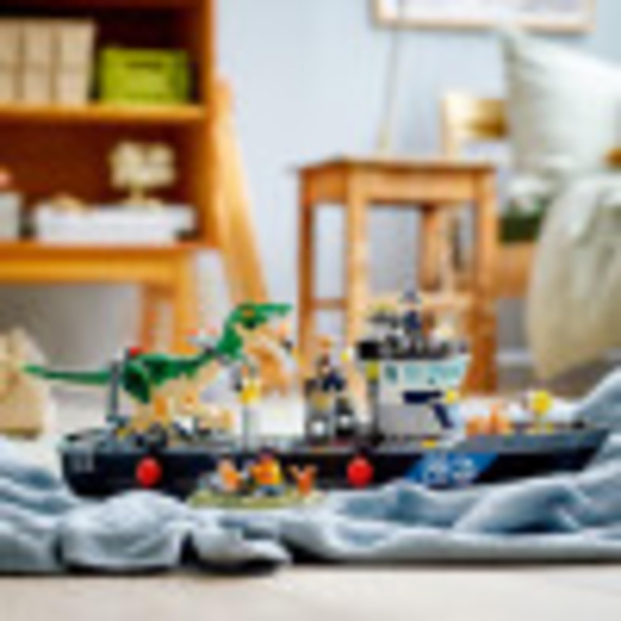 Foto 4 pulgar | Kit de Construcción Lego Jurassic World Baryonyx Dinosaur Boat 76942 - Venta Internacional