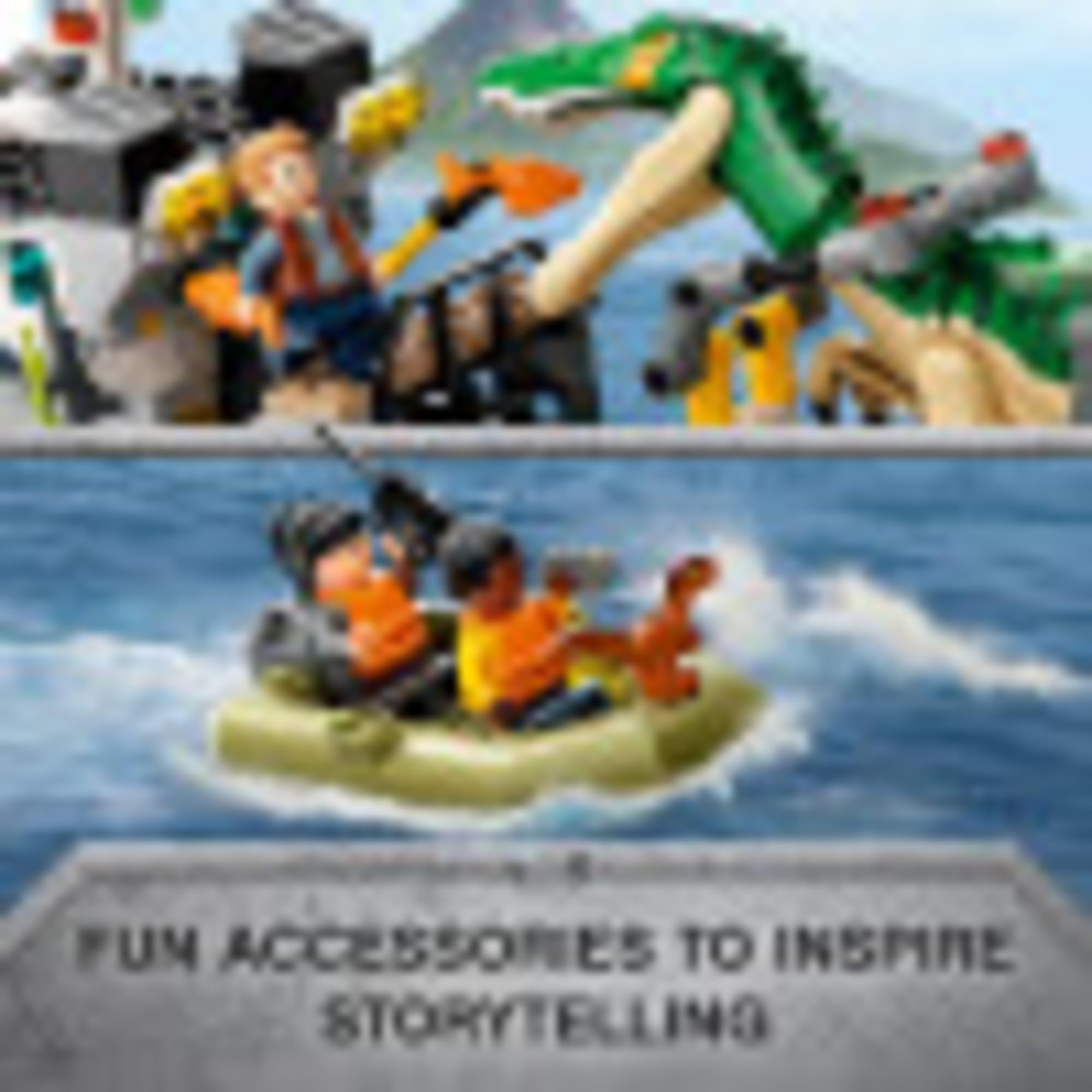Foto 5 pulgar | Kit de Construcción Lego Jurassic World Baryonyx Dinosaur Boat 76942 - Venta Internacional