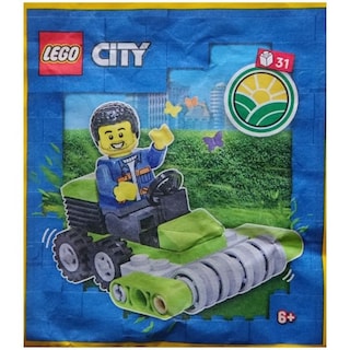 Foto 3 | Figura Lego City Worker Con Cortadora De Césped A Partir De 6 Años Con Acceso. - Venta Internacional.