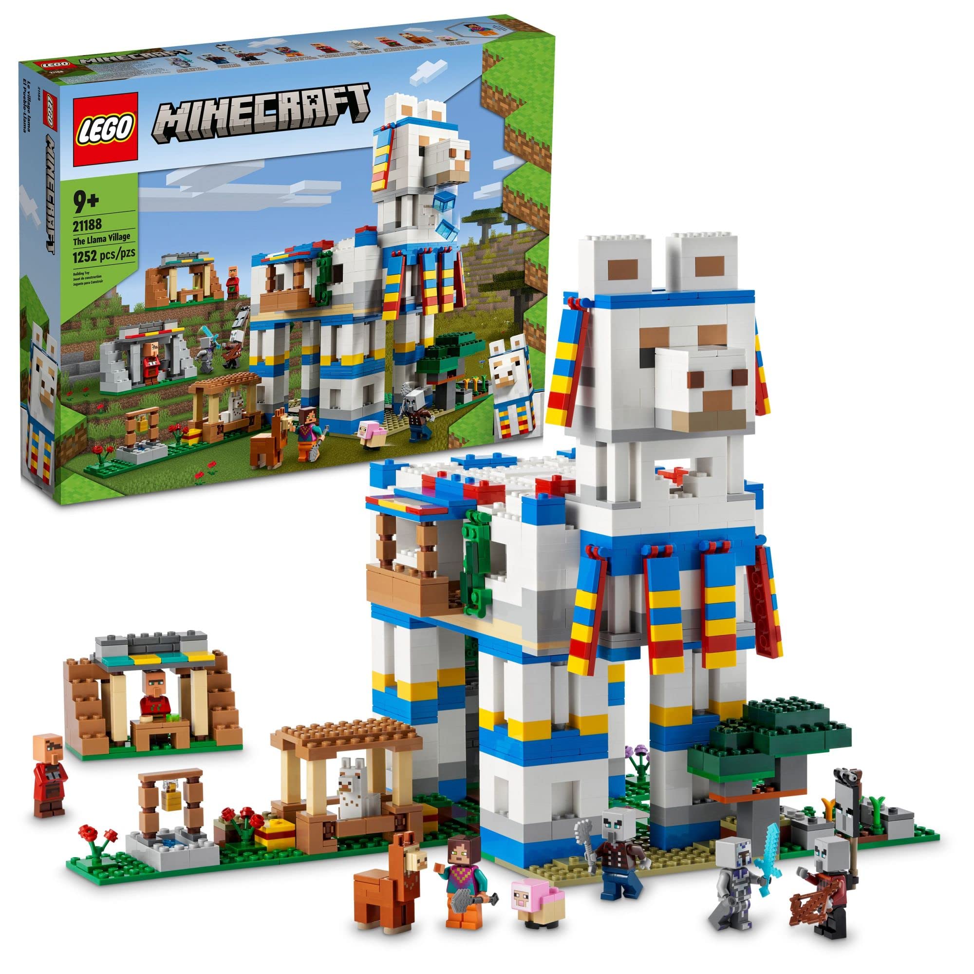 Foto 2 pulgar | Set De Construcción De Juguetes Lego Minecraft The Llama Village Farm 21188 - Venta Internacional.