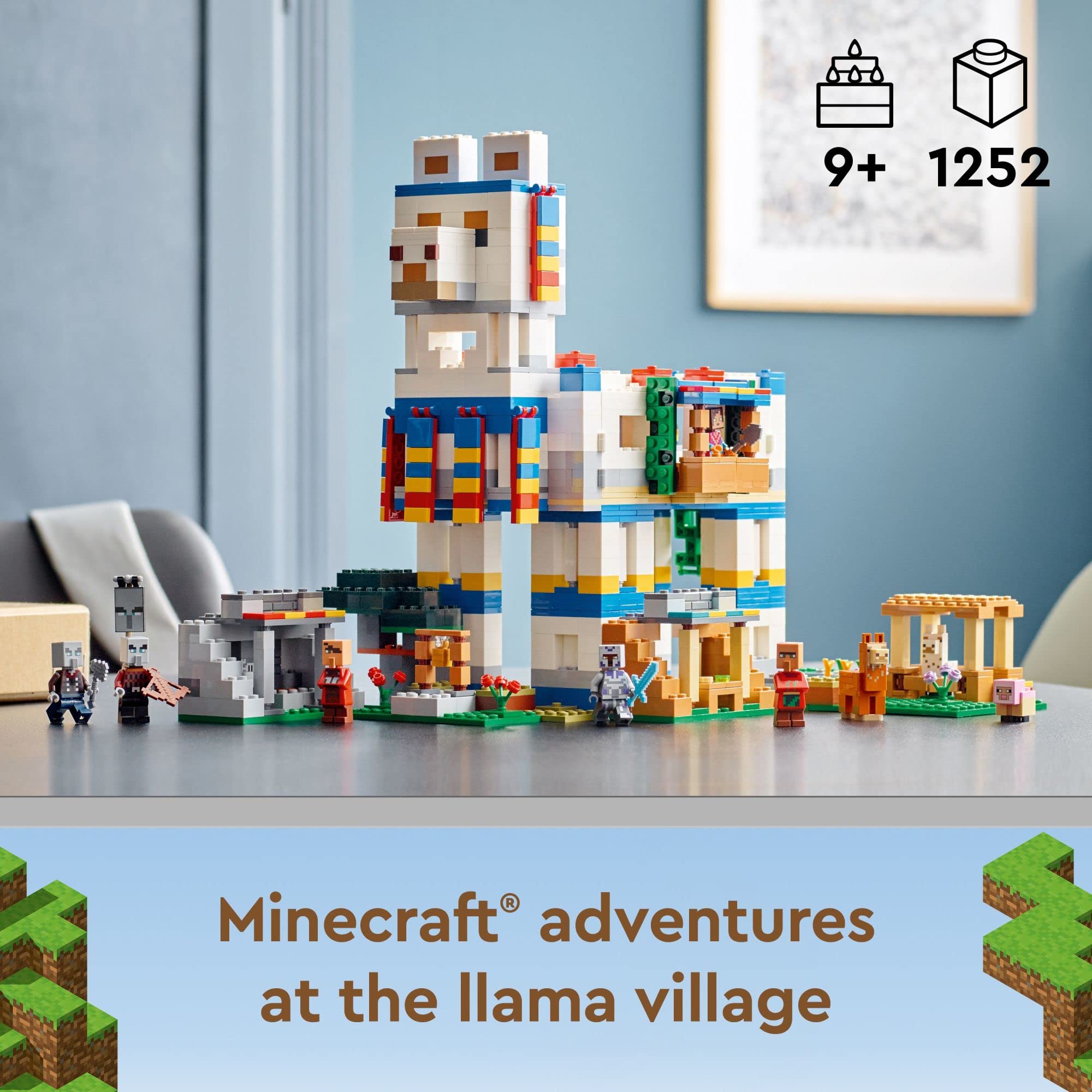 Foto 3 pulgar | Set De Construcción De Juguetes Lego Minecraft The Llama Village Farm 21188 - Venta Internacional.