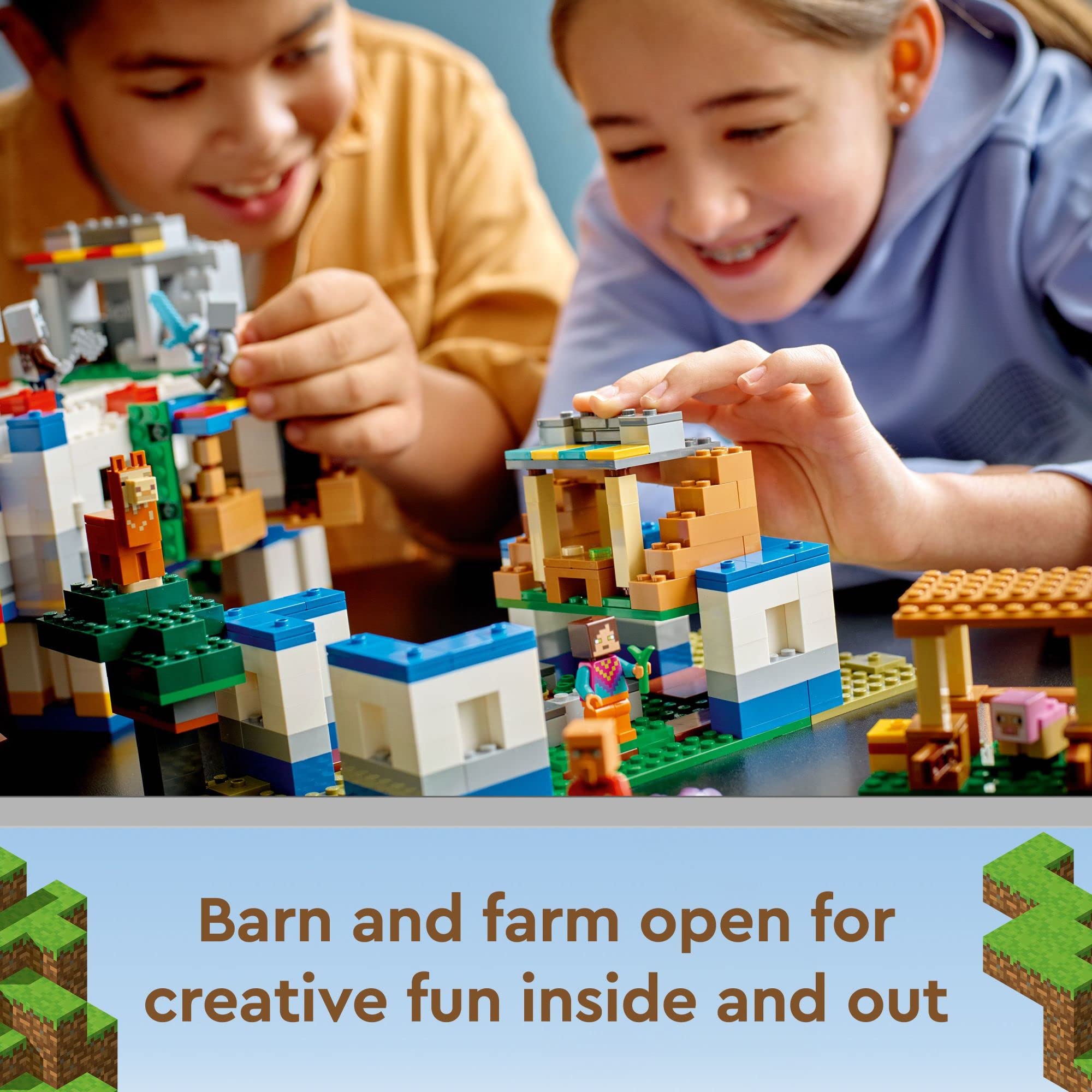 Foto 4 pulgar | Set De Construcción De Juguetes Lego Minecraft The Llama Village Farm 21188 - Venta Internacional.
