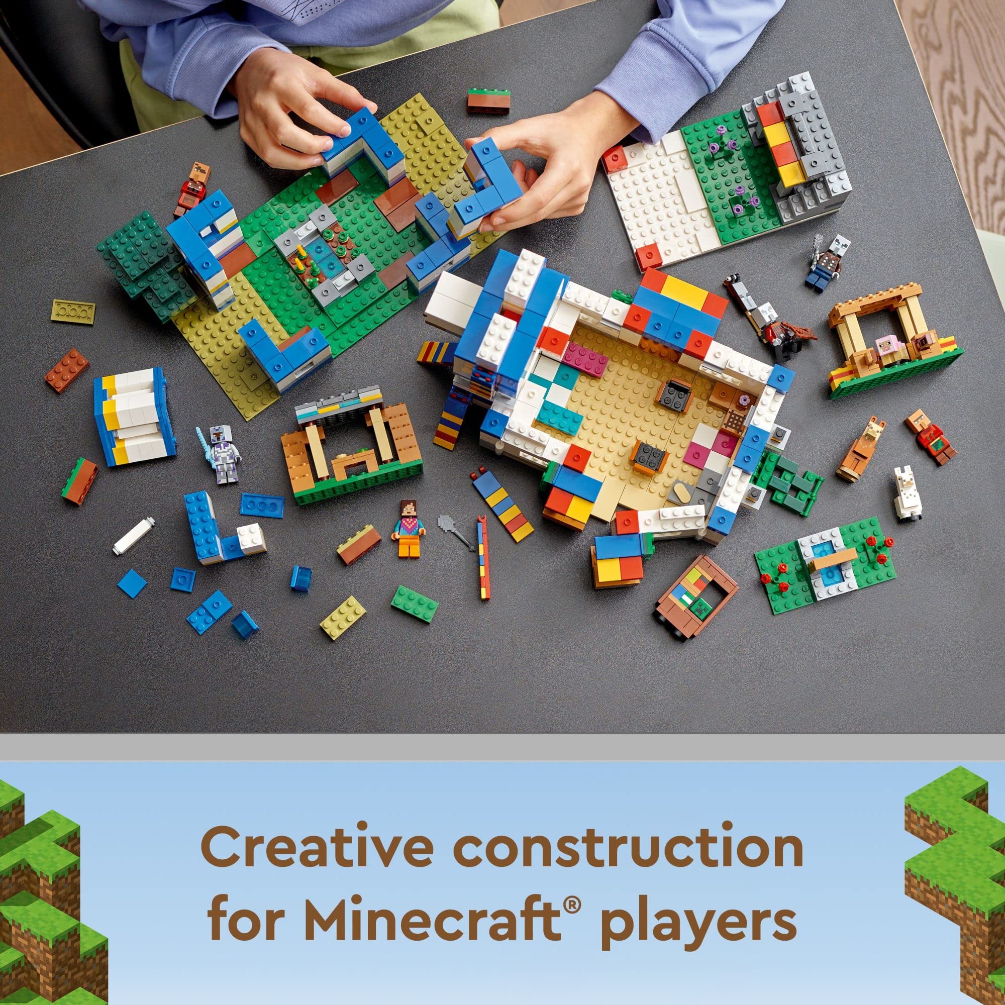 Foto 6 pulgar | Set De Construcción De Juguetes Lego Minecraft The Llama Village Farm 21188 - Venta Internacional.