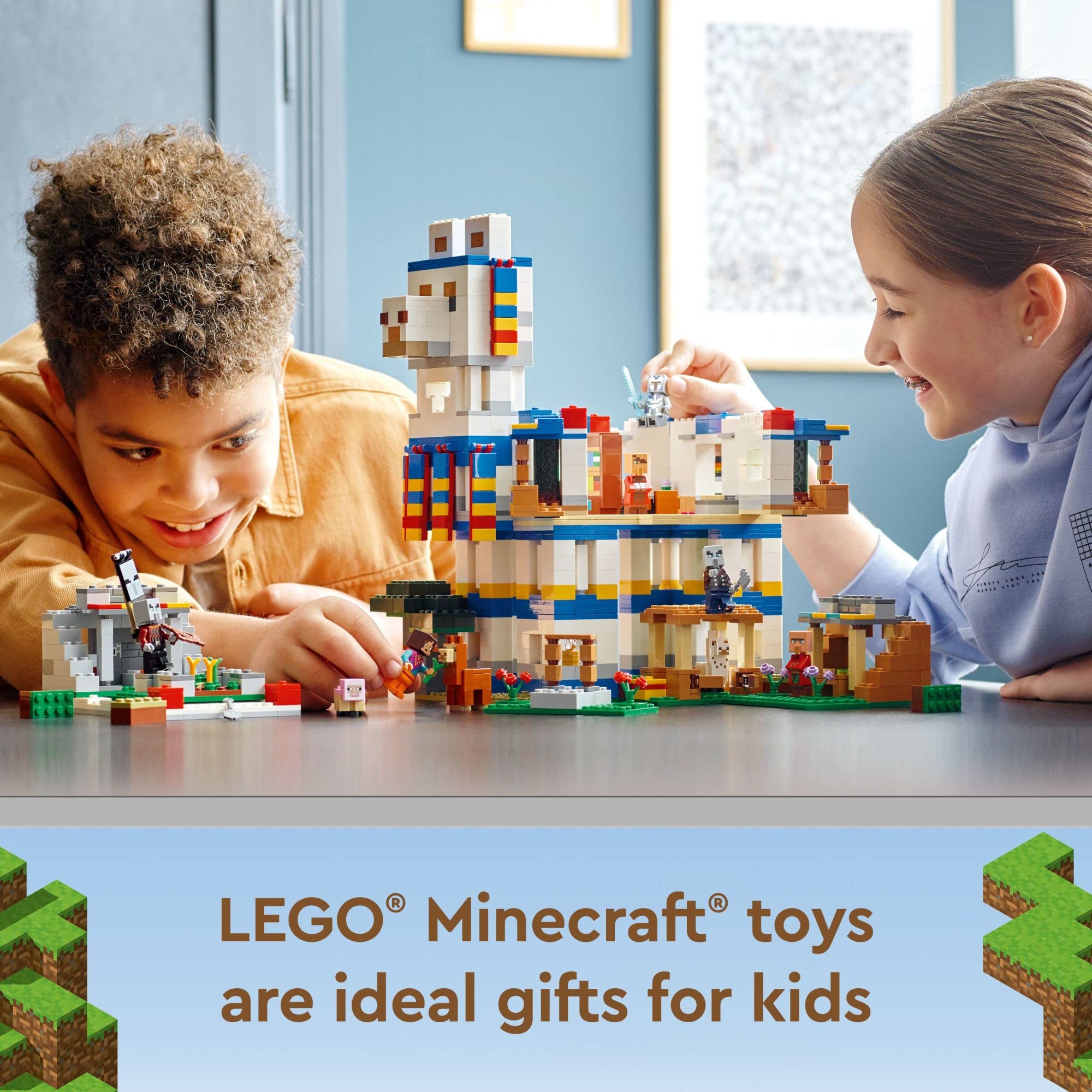 Foto 6 | Set De Construcción De Juguetes Lego Minecraft The Llama Village Farm 21188 - Venta Internacional.