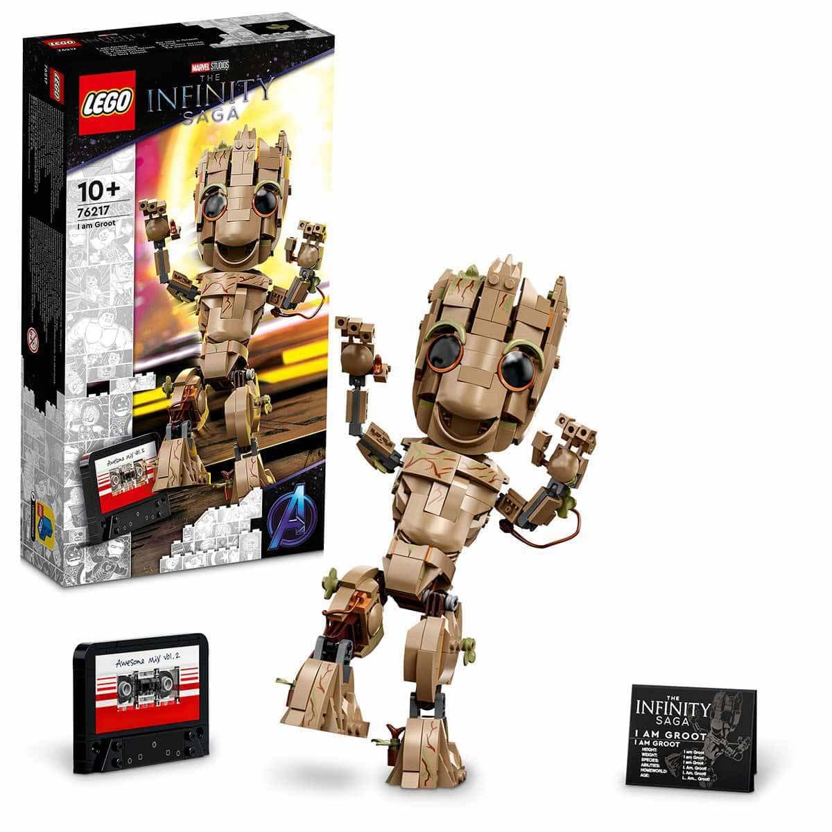 Juguete Lego Super Heroes Marvel I Am Groot 76217 Con Música - Venta Internacional.