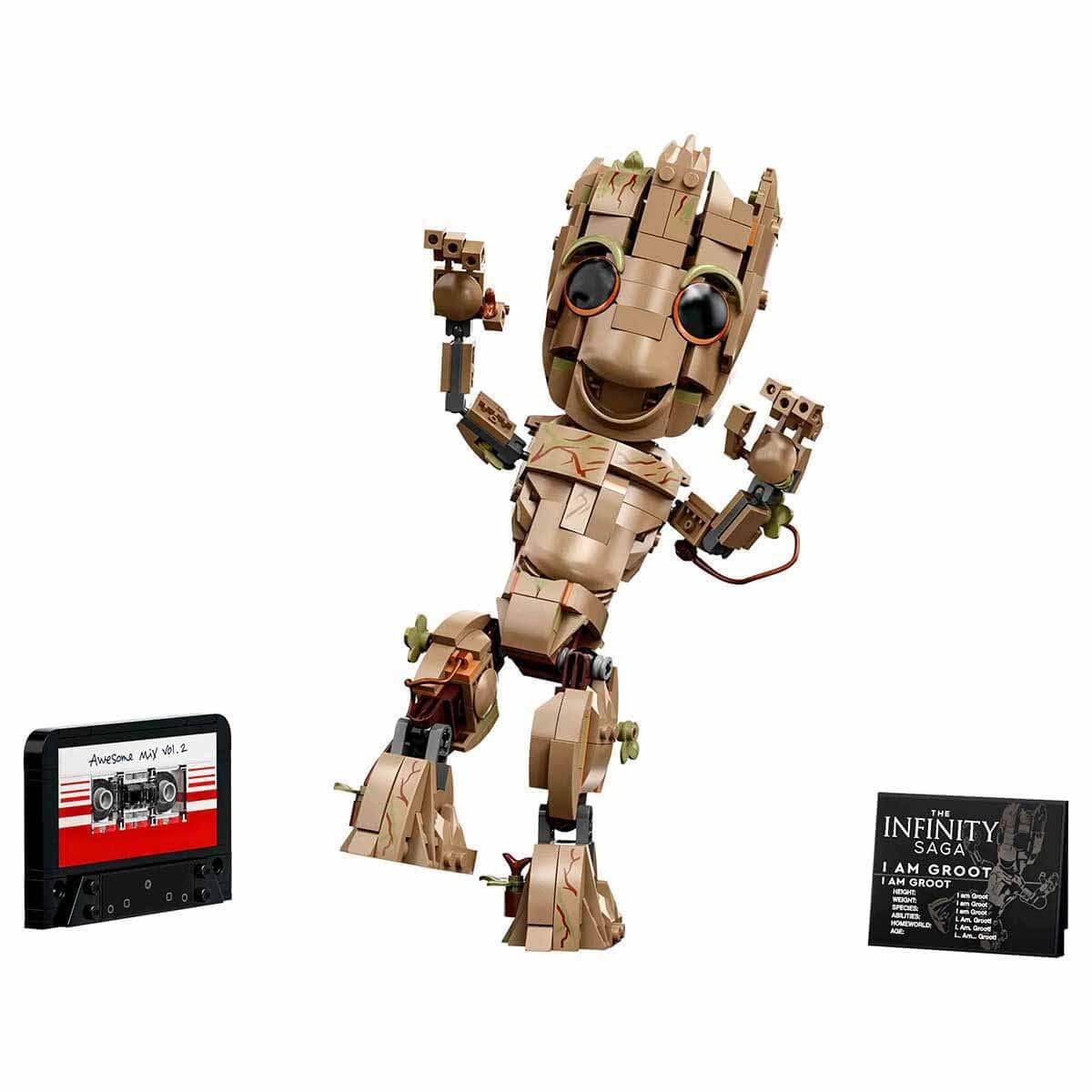 Foto 3 pulgar | Juguete Lego Super Heroes Marvel I Am Groot 76217 Con Música - Venta Internacional.