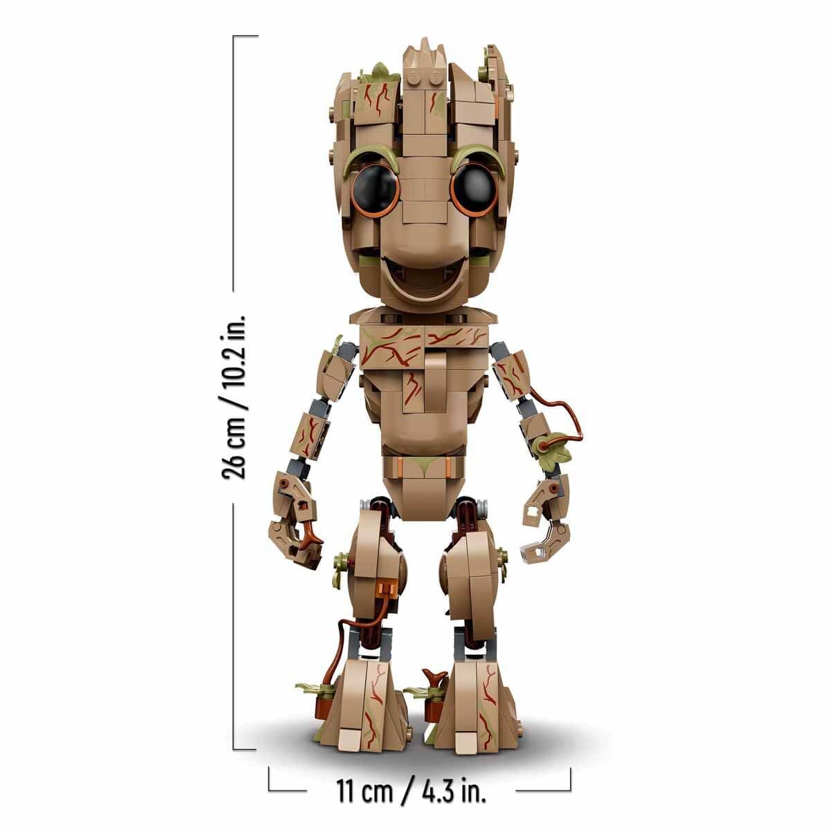 Foto 6 pulgar | Juguete Lego Super Heroes Marvel I Am Groot 76217 Con Música - Venta Internacional.